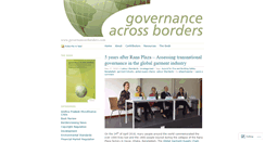 Desktop Screenshot of governancexborders.com